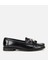 01AYH314690A100 KADIN Rugan Siyah Püsküllü Klasik Loafer 1