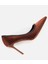 01AYH314760A410 KADIN Saten Açık Kahverengi Gold Detaylı Yüksek Topuklu Stiletto 6
