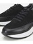 02AYH314070A100 ERKEK Süet Deri Siyah Kalın Tabanlı Spor Ayakkabı 3