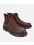 02BOH314200A480 ERKEK Nubuk Deri Kahverengi Lastik Detaylı Chelsea Bot 2