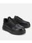 02AYH314130A100 ERKEK Deri Siyah Esnek Tabanlı Comfort Spor Ayakkabı 2