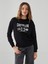 Yeni Sezon Bisiklet Yaka Baskılı Kadın Sweatshirt 1