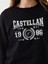 Yeni Sezon Bisiklet Yaka Baskılı Kadın Sweatshirt 3