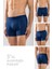 Erkek Compact Düz Boxer 3'lü Set 1110 Lacivert 1
