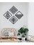 4 Element Duvar Dekoru 3 mm MDF Siyah Renk Modern Tasarım 6