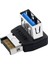 USB C Başlık Adaptörü Type-E - USB 3.1 90 Derece Direksiyon Dönüştürücü Bilgisayar Anakart Dahili Konnektörü PH741B (Yurt Dışından) 1