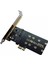 Pcı-E - M2 Adaptörü Pcı Express X1 2 Port B Anahtarı M.2 Ngff Sata SSD Adaptörü Pcıe M2 Adaptörü Genişletme Kartı Yükseltici Kartı (Yurt Dışından) 4