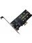 Pcı-E - M2 Adaptörü Pcı Express X1 2 Port B Anahtarı M.2 Ngff Sata SSD Adaptörü Pcıe M2 Adaptörü Genişletme Kartı Yükseltici Kartı (Yurt Dışından) 5
