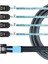 Slimsas 8654 Mcıo 4ı 38PIN - 4x Sata Kablosu Pcıe5.0 Pcı-E Sunucu Veri Bağlantı Uzatma Kablosu Yüksek Hızlı 1m (Yurt Dışından) 4