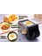 Mini Elektrikli Fırın Kızartma Izgara Tost Makinesi Kek Pişirme Makinesi Biftek Sahanda Yumurta Omlet Kızartma Tavası Zamanlayıcı Ab Fişi Pembe (Yurt Dışından) 3