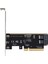 Pcıe 8x - 2 Portlu U.2 Adaptör Kartı SFF8643 Çift Nvme SSD Pcıe X8 Genişletme Kartı SFF8643 U2 Adaptörü (Yurt Dışından) 1