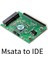 Ide Msata Adaptörü 2,5 Inç 5V Ide - Msata SSD Dönüştürücü Kartı (Yurt Dışından) 3