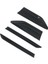 4pcs Yan Kanat Amblem Kapağı Trim Çıkartmaları Araba Dış Stil Yan Kanat Çamurluğu Için Vw Tiguan 2017 2018 2019 (Yurt Dışından) 2
