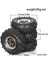 1/18 1/24 Rc Paletli Araç TRX4M SCX24 FCX24 Yükseltme Parçaları Kırmızı Için 4 Adet 51 mm 1,0 Inç Metal Beadlock Tekerlek Lastiği Seti (Yurt Dışından) 2