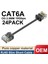 CAT6/CAT6A 24 Paket Ince RJ45 Utp Ağ Kablosu 10 Gbps Cat 6 Yama Kablosu Ps5 Yama Paneli Için Esnek Anahtar (Yurt Dışından) 2