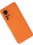Xiaomi Mi 12 Kılıf Nano Içi Kadife Silikon - Turuncu 2