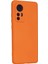 Xiaomi Mi 12 Kılıf Nano Içi Kadife Silikon - Turuncu 3