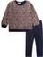 Desenli Sweatshirt Takım 4-12 Yaş Lacivert 1