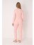 Pembe Patlı V Yaka Pijama Takım 2