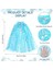 Karlar Ülkesi Elsa Frozen Mavi Pelerin – 80 cm Çocuk Pelerini 3