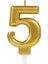 5 Rakam Mum Gold Renk (4887) 1
