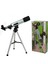 50x360 Mini Teleskop Kara Uzay Teleskobu Aliminyum Gövde Tripodlu 3