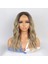 Kumral / Balköpüğü Ombre ve Röfleli Küt Tül Peruk 1