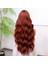 Koyu Bakır Su Dalgalı Tül Peruk 5