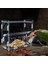 Papaz Besleyici Kutusu Akrilik Besleme Konteyneri No-Sess Çoklu Çizgi Kutusu Açık Kuş Yemek Dispenser Kutusu Finches Papağanlar (Yurt Dışından) 5