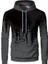 Uzun Kollu Erkek Için Mürekkep Püskürtmeli Kapüşonlu Sweatshirt (Yurt Dışından) 3