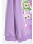 Lila Karakter Baskılı Bisiklet Yaka Kız Eşofman Takımı 23277 3