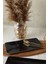 Siyah Gold Siera Kayık Tabak 33*17 cm 2 Adet 2