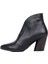 Siyah Deri Kadın Topuklu Bot 01WR1404 01WR1404 3
