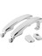 2x Ön Sol Anahtar Deliği Ön Sağ/arka Krom Abs Kapı Dış Kolu Kılıfları Chevrolet Captiva Sport/aveo/saturn Için (Yurt Dışından) 2