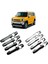 Suzuki Hustler MR52S/MR92S 2020-2022 Araba Karbon Fiber Kapı Kolu Kapağı Trim Dekoratör Sticker Dış Aksesuarlar (Yurt Dışından) 3
