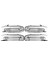 Mitsubishi Montero Pajero V46 V31 V32 V33 MR156875 MR156876 MR156878 MR156877 Için Araba Dış Krom Kapı Kolu (Yurt Dışından) 1
