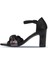 Siyah Multi Deri Kadın Topuklu Sandalet 01WN4319 01WN4319 4