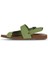 Yeşil Nubuk Kadın Düz Sandalet 01WU4244 01WU4244 4