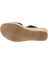 Siyah Alf Süet Kadın Dolgu Topuklu Sandalet 01WA4702 01WA4702 5