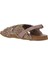 Pudra Deri Kadın Düz Sandalet 01WU4248 01WU4248 5