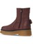 Bordo Koyu Nubuk Kadın Düz Bot 01WV0202 01WV0202 5