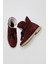 Bordo Süet Kadın Düz Bot 01WT3303 01WT3303 1
