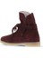 Bordo Süet Kadın Düz Bot 01WT3303 01WT3303 5