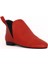 Kırmızı Flotter Deri Kadın Düz Bot 01WP5903 01WP5903 2