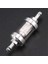 2 Adet Evrensel Krom Yakıt Benzin Ham Petrol Motor Sıralı Filtre 5/16 Inç 8mm Gümüş Motosikletler Için (Yurt Dışından) 3