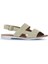 Yeşil Alf Süet Kadın Düz Sandalet 01WA3017 01WA3017 2