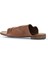 Kahverengi Deri Kadın Parmak Arası Terlik 01WJ2226 01WJ2226 4