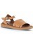 Taba Deri Kadın Düz Sandalet 01WS2812 01WS2812 2
