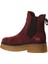 Bordo Süet Kadın Düz Bot 01WV0214 01WV0214 5
