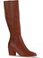 Taba Koyu Deri Kadın Topuklu Çizme 01WR5104 01WR5104 2
